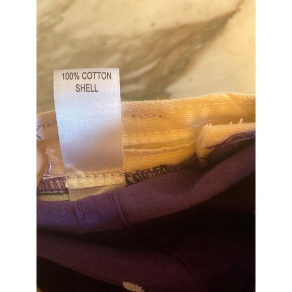 Fraternity Hat Collection Purple Hat Cap Adjustable Embroidered Bow Tie - Picture 6 of 7